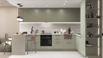 Тренды и новые цвета в дизайне современных кухонь в 2023 году в Большеречье - bolshereche.mebel54.com | фото