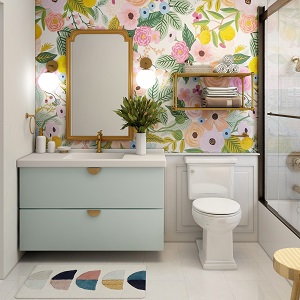 Цветная и яркая ванная комната: как преобразить санузел в Большеречье - bolshereche.mebel54.com | фото
